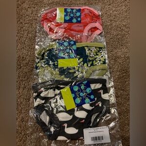 Kickee Pants undies - set of 3, NWT size 2t - 3T geese peacock tree river otter